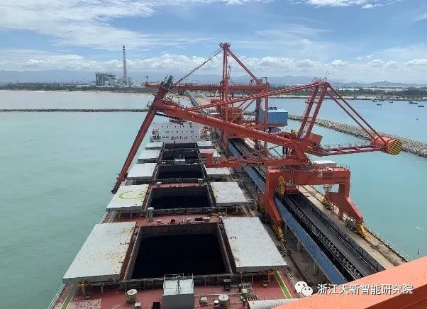 捷報！天新智能研究院螺旋式連續(xù)卸船機無人值守項目榮獲2021年電力行業(yè)技術(shù)類成果一等獎
